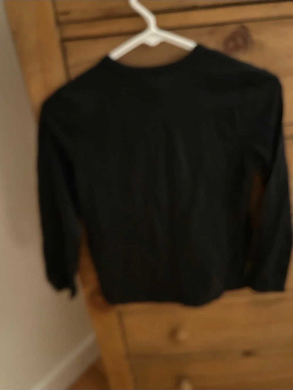 GAP Black Long-Sleeve Tee with White Dancing Skeletons